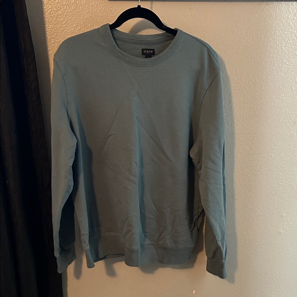 J. Crew Men's Blue Crewneck Sweater